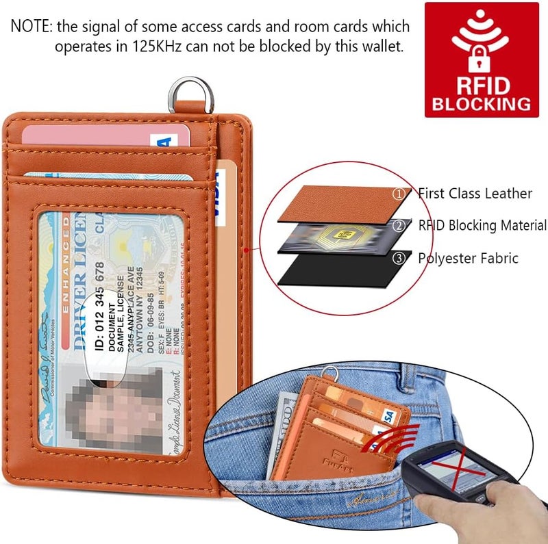 FurArt محفظة نحيفة وعصرية، محافظ جيب أمامي، حجب RFID، حامل بطاقات ائتمان للرجال - Image 5